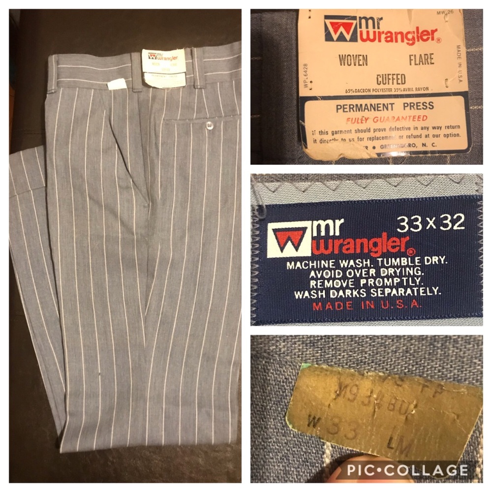1960’s Mr. Wrangler Brand New Trousers